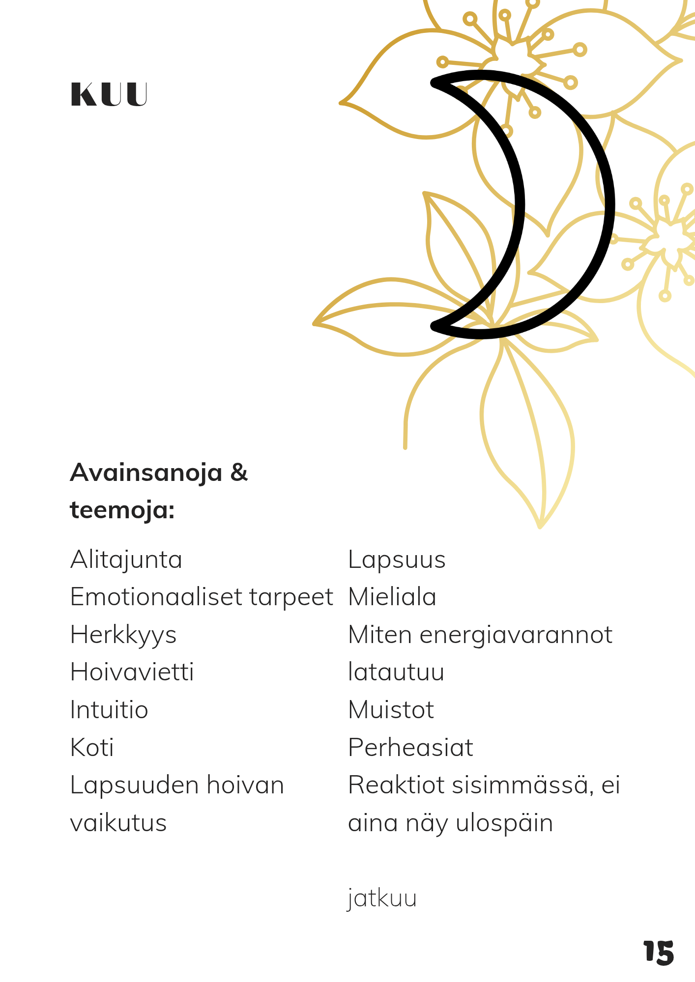 Astrologia - Avainsanojen kultainen opas