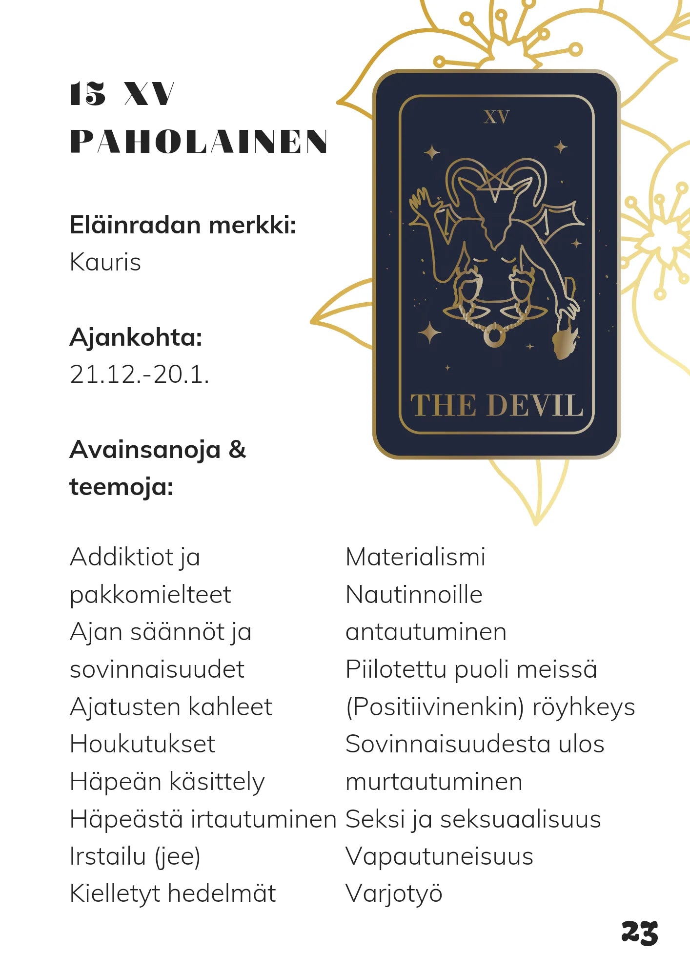 Astrologia - Avainsanojen kultainen opas